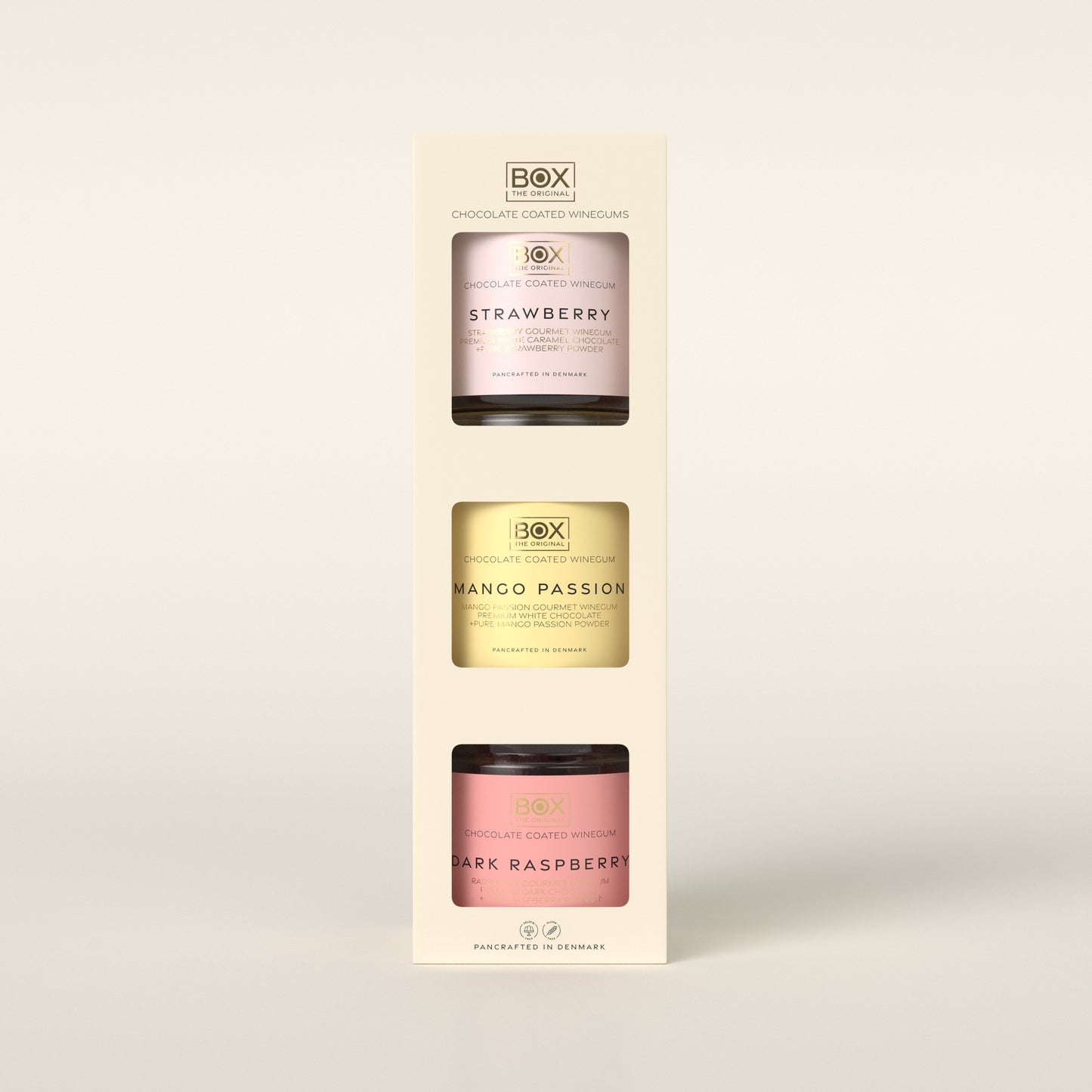 GIFTBOX 3 - A - Strawberry + Mango Passion + Dark Raspberry