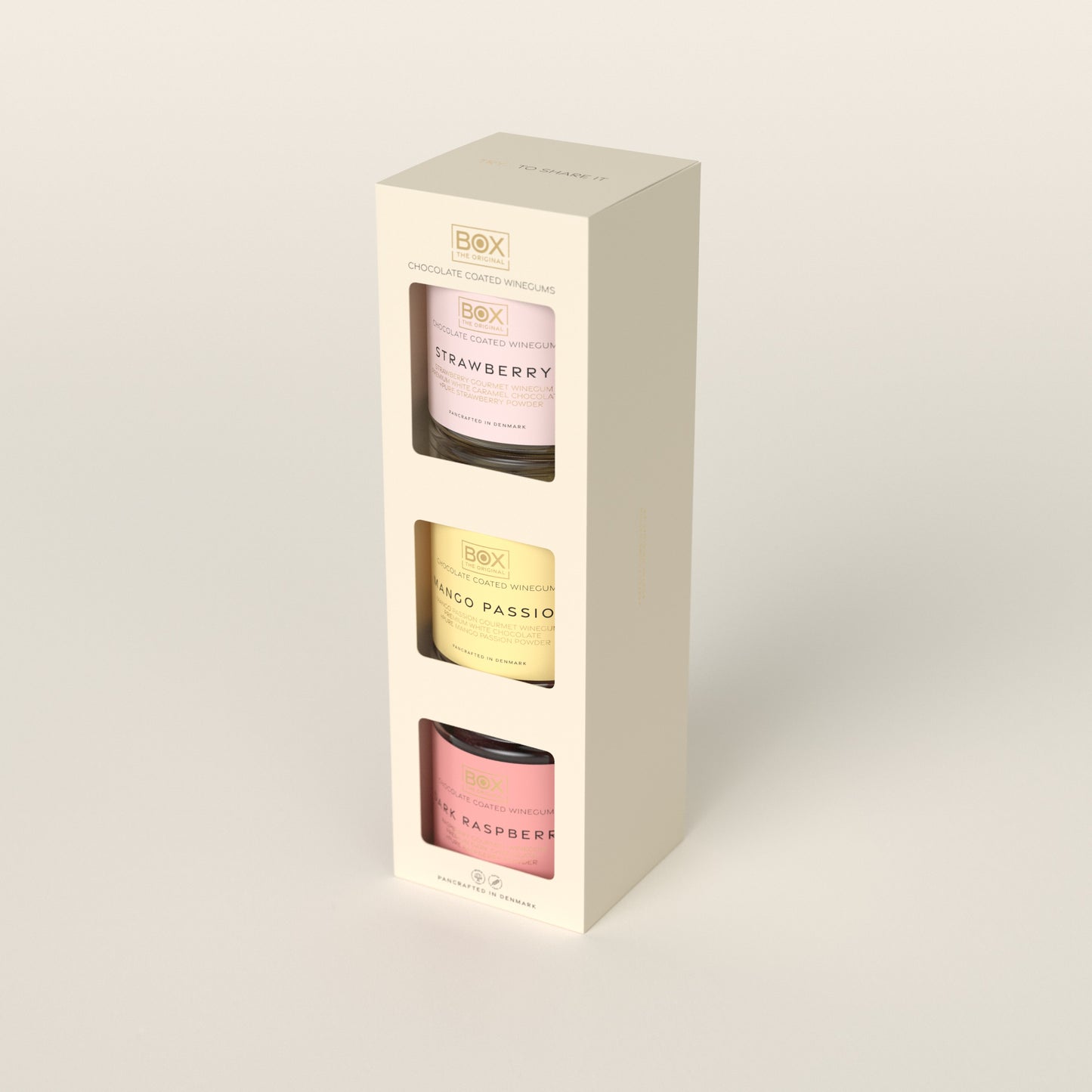 GIFTBOX 3 - A - Strawberry + Mango Passion + Dark Raspberry