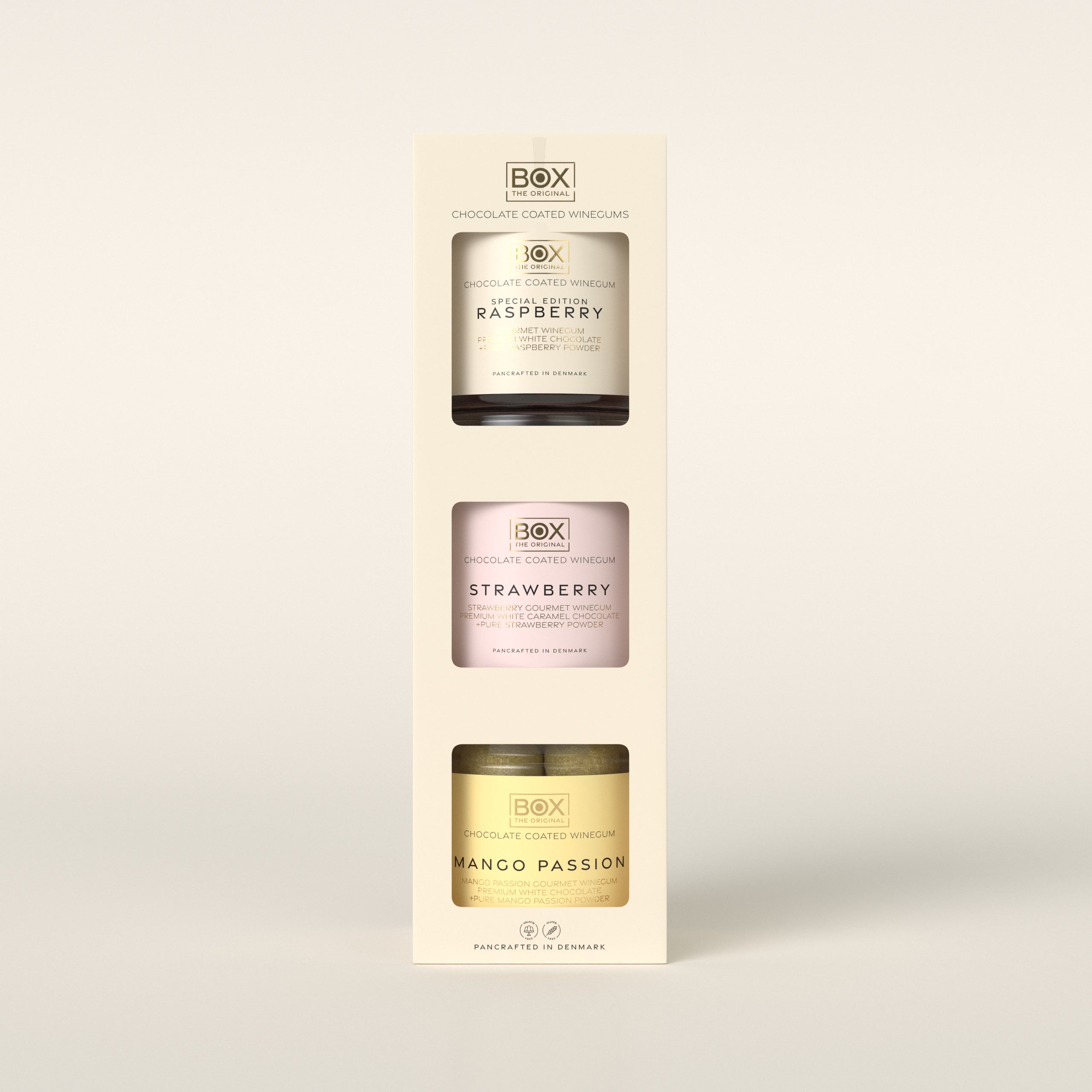 GIFTBOX 3 - F - Raspberry + Strawberry + Mango Passion