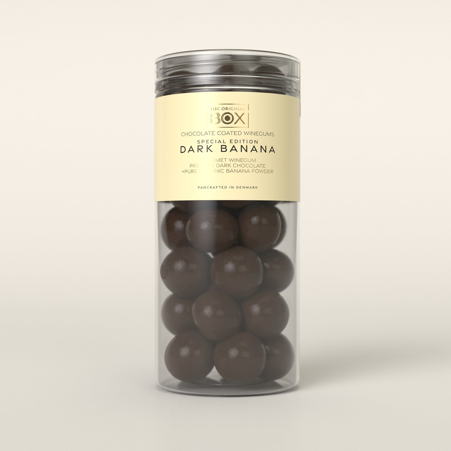 TUBE BOX 7 - LARGE - WINEGUM + PREMIUM DARK CHOCOLATE + BANANA POWDER - GELATIN FREE