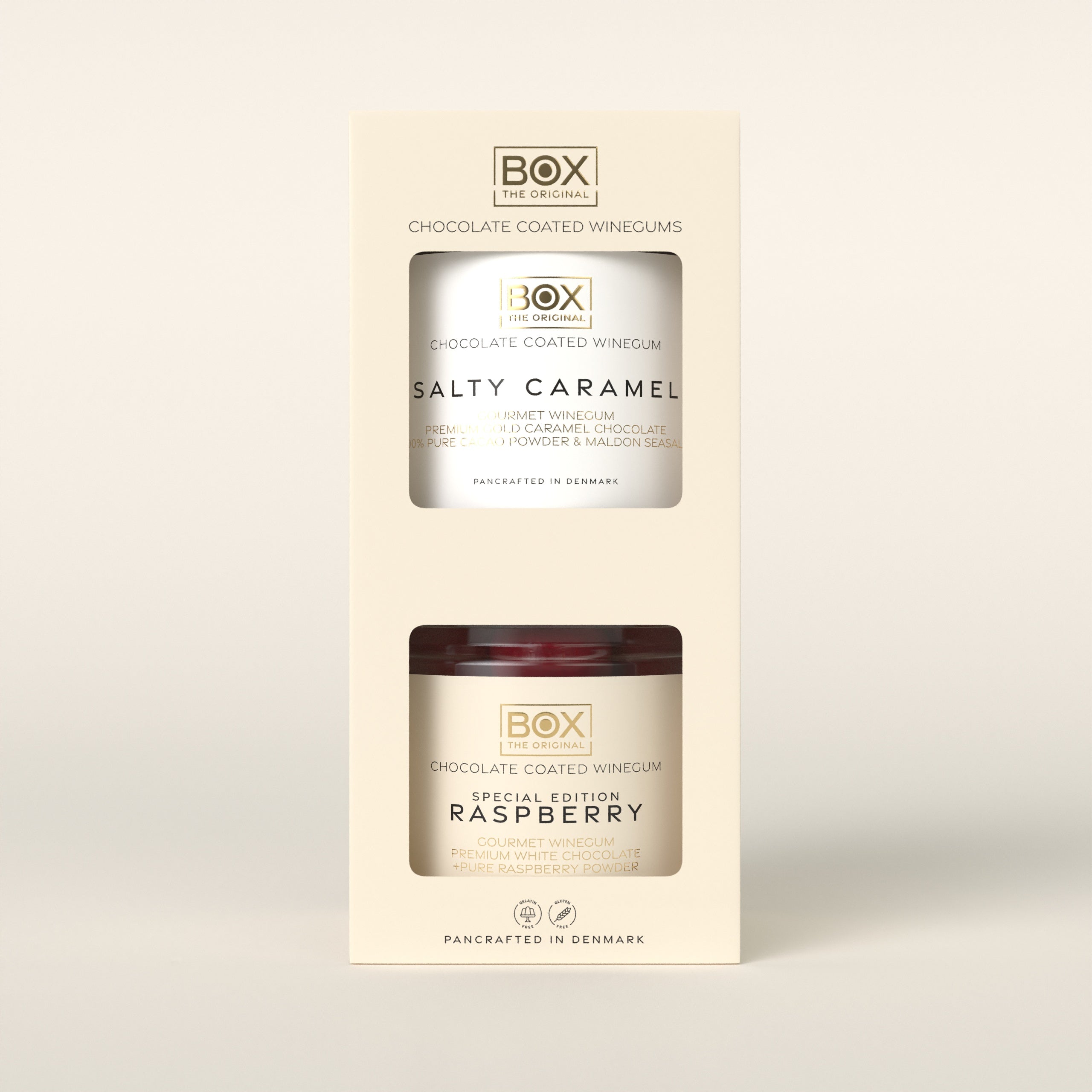 GESCHENKBOX 2 - E - Salty Caramel + Himbeere