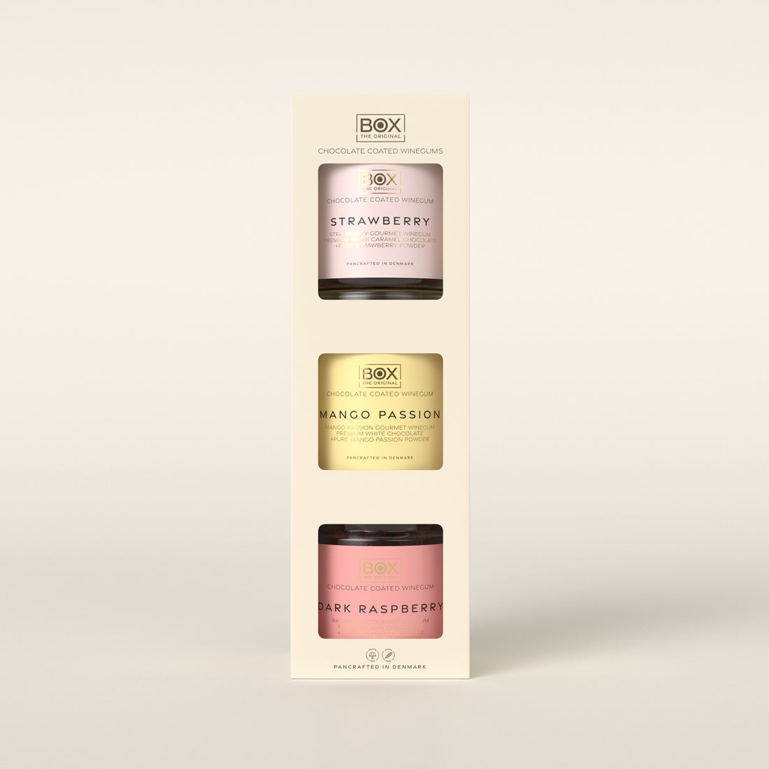 GIFTBOX 3 - A - Strawberry + Mango Passion + Dark Raspberry