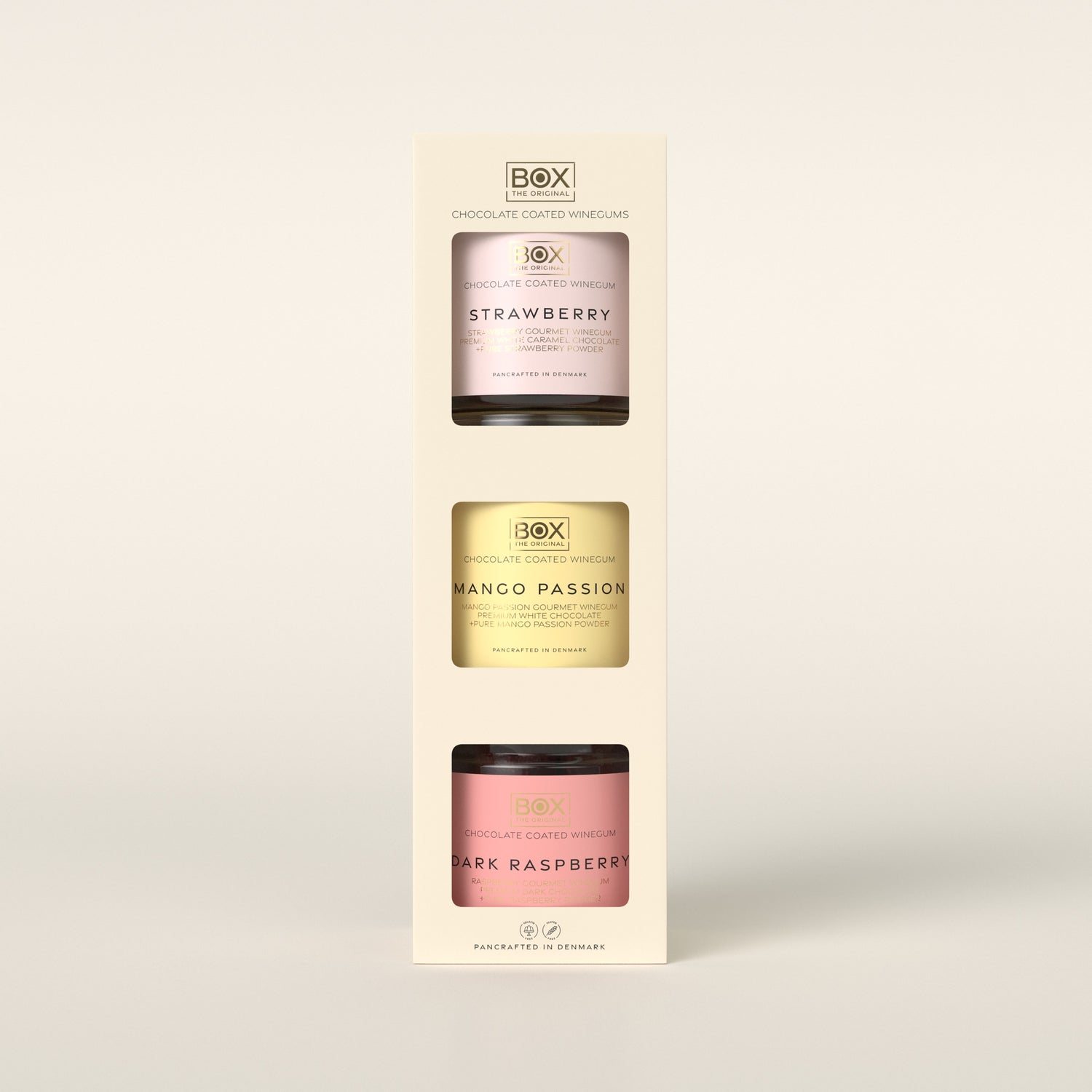 GIFTBOX 3 - A - Strawberry + Mango Passion + Dark Raspberry