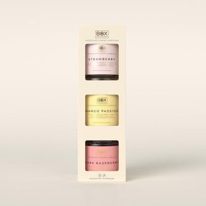 GIFTBOX 3 - A - Strawberry + Mango Passion + Dark Raspberry