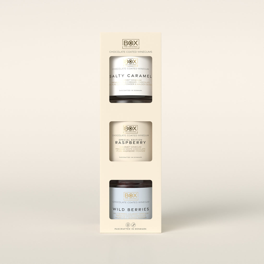 GIFTBOX 3 - B - Salty Caramel + Raspberry + Wild Berries