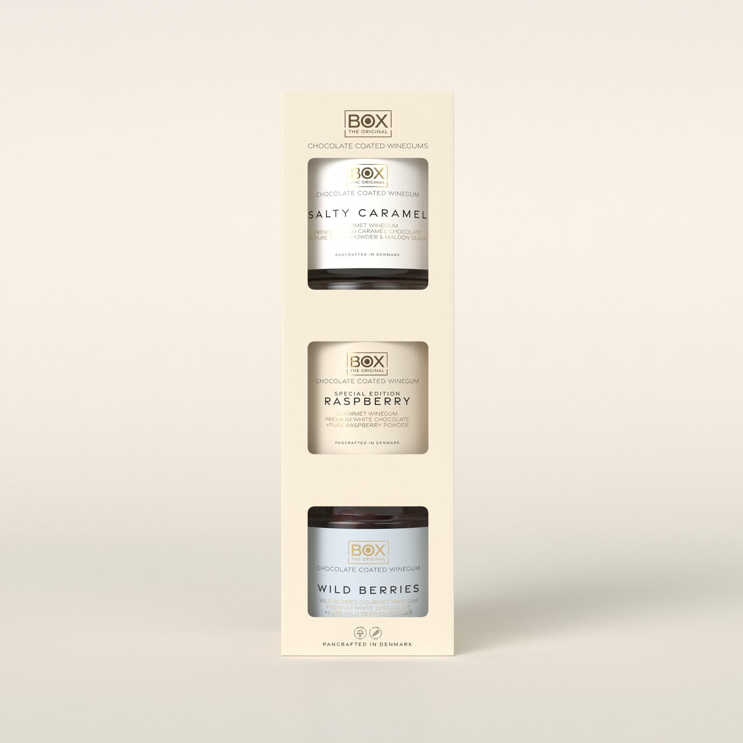 GIFTBOX 3 - B - Salty Caramel + Raspberry + Wild Berries