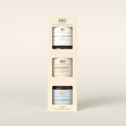 GIFTBOX 3 - B - Salty Caramel + Raspberry + Wild Berries