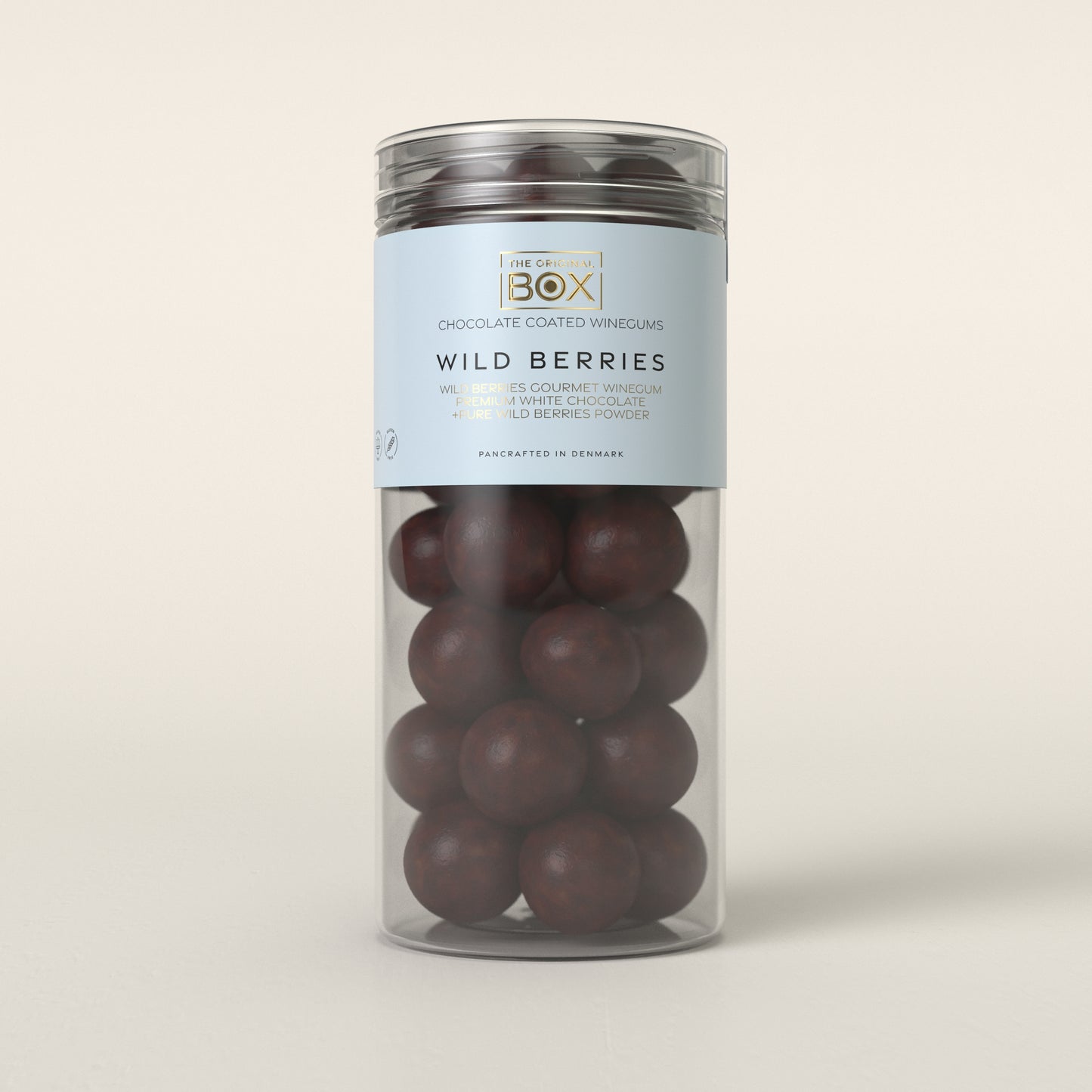 TUBE BOX 3 - BIG - WILD BERRIES WINEGUM + PREMIUM WHITE CHOCOLATE + PURE WILD BERRIES POWDER - GELATIN FREE