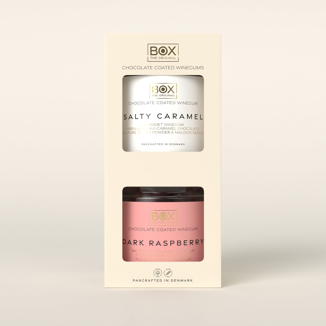 Salty Caramel &amp; Dark Raspberry — Gift Box Duo