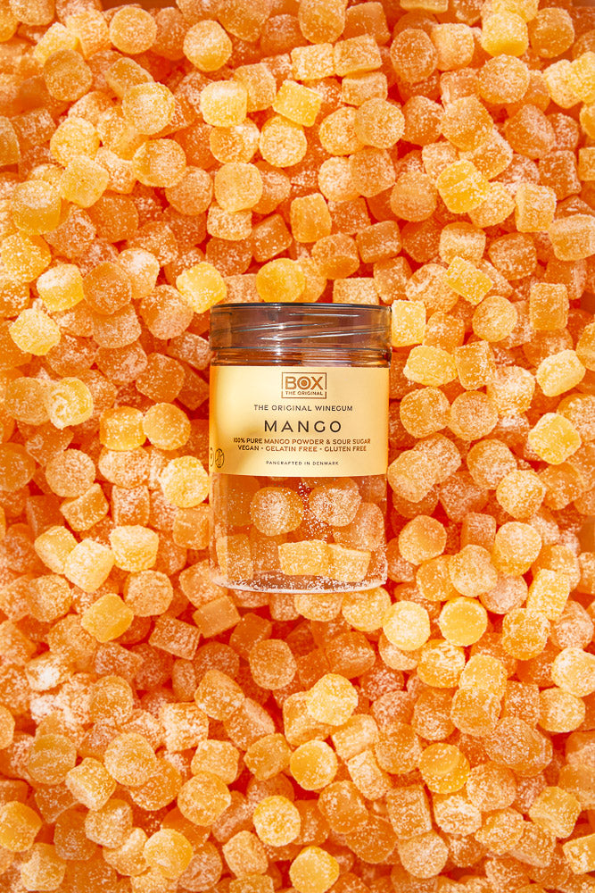 TUBE – GOURMET WINEGUM - MANGO - 100 % VEGAN